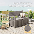 80 Gallon Lockable Deck Bench - Image 3