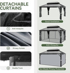 Aoxun Gazebo 16x12 Hardtop Gazebo - Image 7