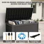Outdoor Storage Box, 320 Gallon Waterproof Deck Box, Dual Gas-Spring Ultimate - Image 7