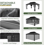 Aoxun Hardtop Gazebo 12x16 - Image 4