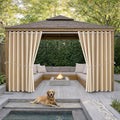 Outdoor Patio Curtain Waterproof Darkening Thermal Insulated Indoor Curtains by DivaenCamino