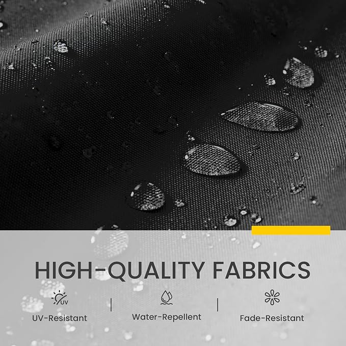 10x10 FT Outdoor Cantilever Patio Umbrella, Waterproof & UV-Protective Fabric - Image 7
