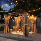 Aoxun 10'x10' Hardtop Gazebo - Image 9