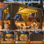 10' x 12' Louvered Pergola - Image 6