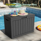 50 Gallon Outdoor Storage Box Waterproof Lockable Deck Boxes | UV Resistant - Image 5