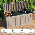 92 Gal Waterproof Outdoor Storage Box UV Resistant Deck Box | Large capacity - Image 5