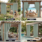 Waterproof Outdoor Curtain W105 x L84 - Image 9