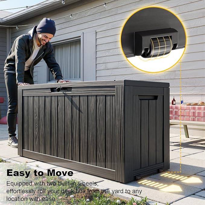 ROJIK Outdoor Storage Housing Deck Box - Image 3