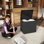 40 Gallon Outdoor Storage Box Waterproof, UV Resistant Resin Deck Box - Image 2