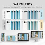2 Panels Outdoor Stripe Curtains - Image 5