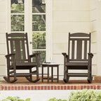 LUE BONA Outdoor Rocking Chairs Set, Poly Porch Rockers - Image 2