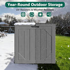 Outdoor Storage Box, 31 Gallon Lockable Waterproof Deck Storage Box, Yard - Image 3