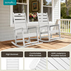 SERWALL HDPE Outdoor Rocking Chair - Image 6
