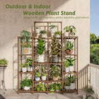 GENTINGBRO Plant Stand Indoor Outdoor 63" Tall Plant Shelf - Image 3