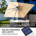 JZ-DZS Cantilever Patio Umbrella - Image 7