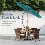 Best Choice Products 10ft Market Umbrella, Outdoor Sun Shade - Image 4