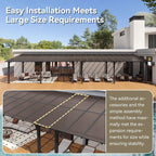 Aoxun 42’x10’ Gazebo for Patio, Gazebo Pergola - Image 3