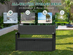 80 Gallon Outdoor Storage Bench, Resin Outside Storage Box - Image 5