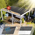 Shade&Beyond Customized Size 11' X 12' Shade Cloth - Image 2