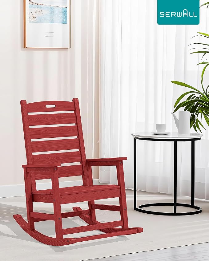 SERWALL HDPE Outdoor Rocking Chair - Image 2