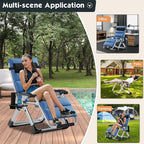 MOPHOTO Zero Gravity Chair, Outdoor Padded Lounge Chair - Image 5
