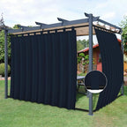 Easy-Going Outdoor Patio Curtains 2 Panels, 110x120 inch, Porch and Pergola by Easy-Going