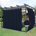 Easy-Going Outdoor Patio Curtains 2 Panels, 110x96 inch, Porch and Pergola by Easy-Going