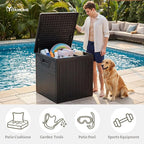 YITAHOME 150 Gallon Large Outdoor Storage Box w/Double Wall | Waterproof Deck - Image 2