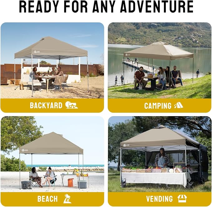 CROWN SHADES 10x10 Pop Up Canopy Tent - Image 5