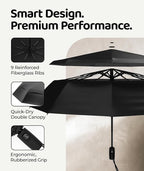 Windproof Travel Umbrella - Image 3