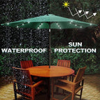 9 ft Solar Umbrella, Patio Umbrella - Image 5