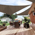 Patio Paradise 11' x 11' x 11' Sun Shade Sail Triangle Canopy Shade Cloth by Patio