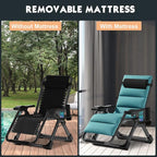 MOPHOTO Zero Gravity Chair, Outdoor Padded Lounge Chair - Image 3