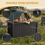 EFU Outdoor Storage Box Waterproof, 130 Gal Gen 2 Resin Deck Box - Image 5