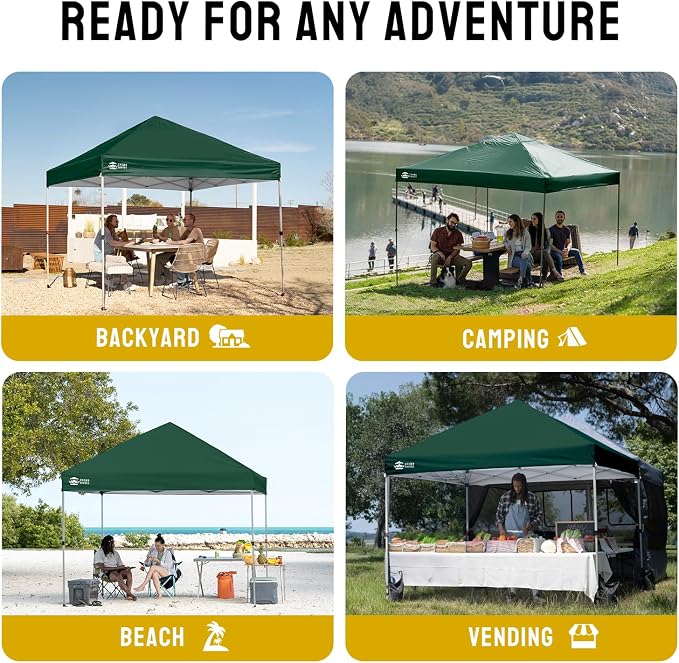 CROWN SHADES 8x8 Pop Up Canopy Tent - Image 4