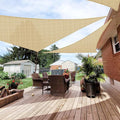 Patio Paradise 17' x 17' x 17' Sun Shade Sail Triangle Canopy Shade Cloth by Patio