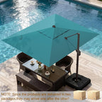 9' X 12' Cantilever Patio Umbrella Rectangle Outdoor Umbrella - Image 2
