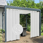 Easy-Going 100% Waterproof Outdoor Curtains 54x84 inch, Gazebo and Pergola 2 by Easy-Going