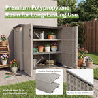 Patiowell 26 cu.ft Resin Outdoor Storage Cabinet, Waterproof, - Image 6