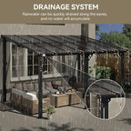 Aoxun 14’x10’ Gazebo for Patio, Gazebo Pergola - Image 4