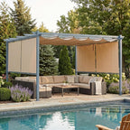 10 x 13 ft Outdoor Pergola by Aoodor