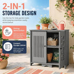 VINGLI 48 Gallon Outdoor Storage Cabinet Waterproof, Compact Weather Resistant - Image 4