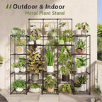 GENTINGBRO Metal Plant Stand Outdoor 63" Tall Plant Shelf - Image 2