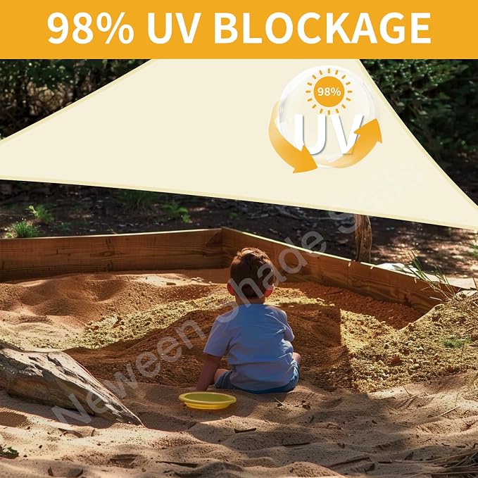 NeWEEN Triangle Shade Sail Sun Shade - Image 3