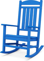 POLYWOOD Presidential Rocking Chair in Pacific Blue by POLYWOOD