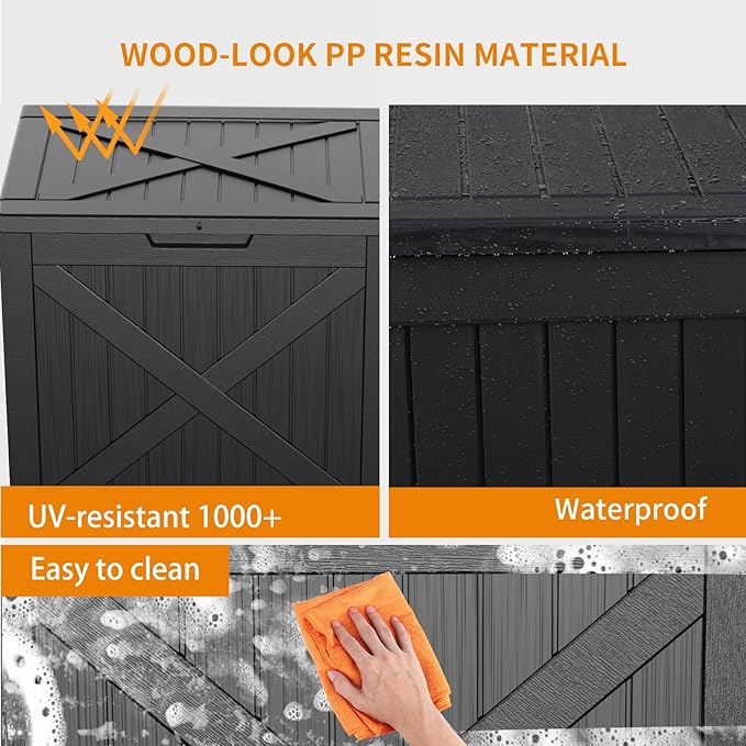 ROJIK Outdoor Storage Housing Deck Box - Image 4