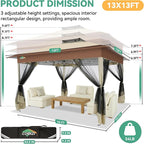 COBIZI 13x13 FT Pop up Gazebo on Clearance - Image 3