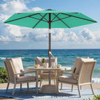 7.5FT Patio Umbrella Table Market Umbrella - Image 5