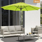 Ayge 9FT Patio Umbrella Outdoor Garden Umbrella - Image 3
