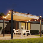 Aoxun 10'x12' Retractable Pergola - Image 8